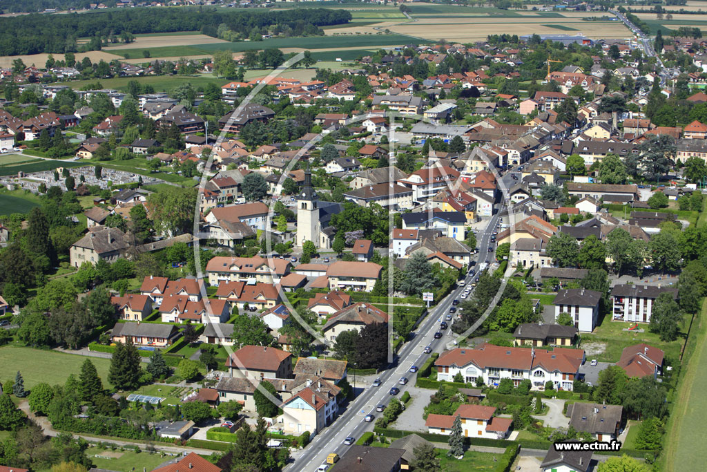 Photo arienne de Douvaine