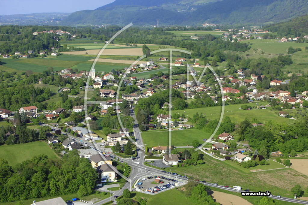 Photo arienne de Perrignier