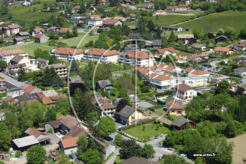 Photo arienne de Saint-Cergues
