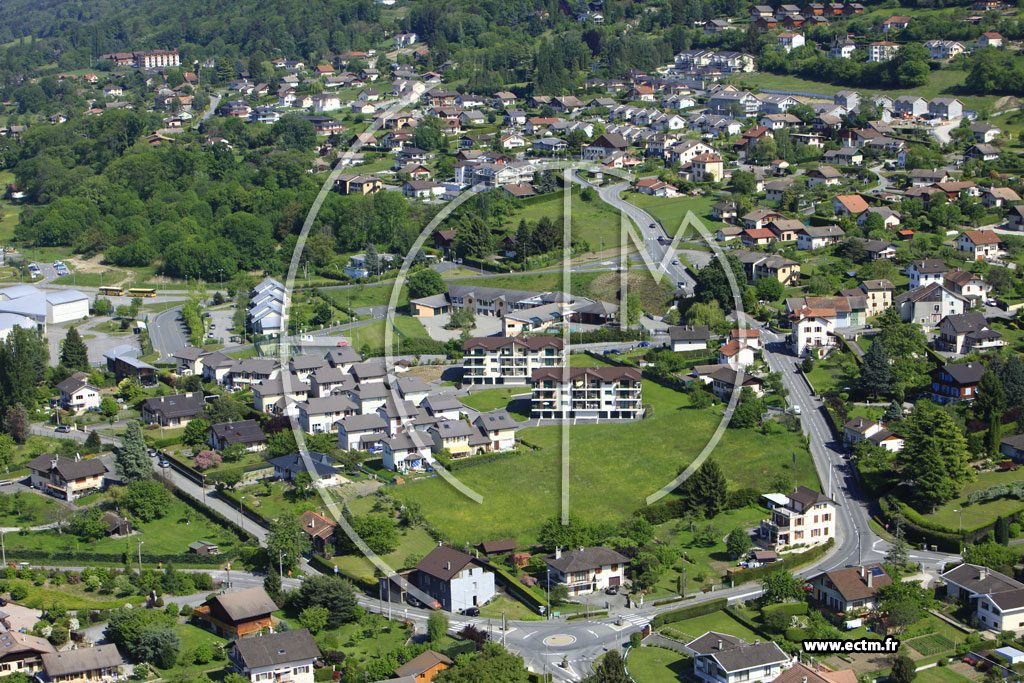 Photo arienne de Evian-les-Bains
