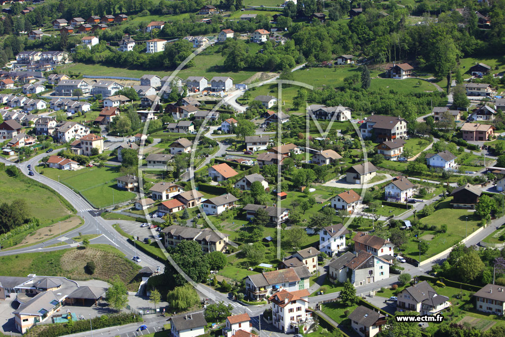 Photo arienne de Evian-les-Bains