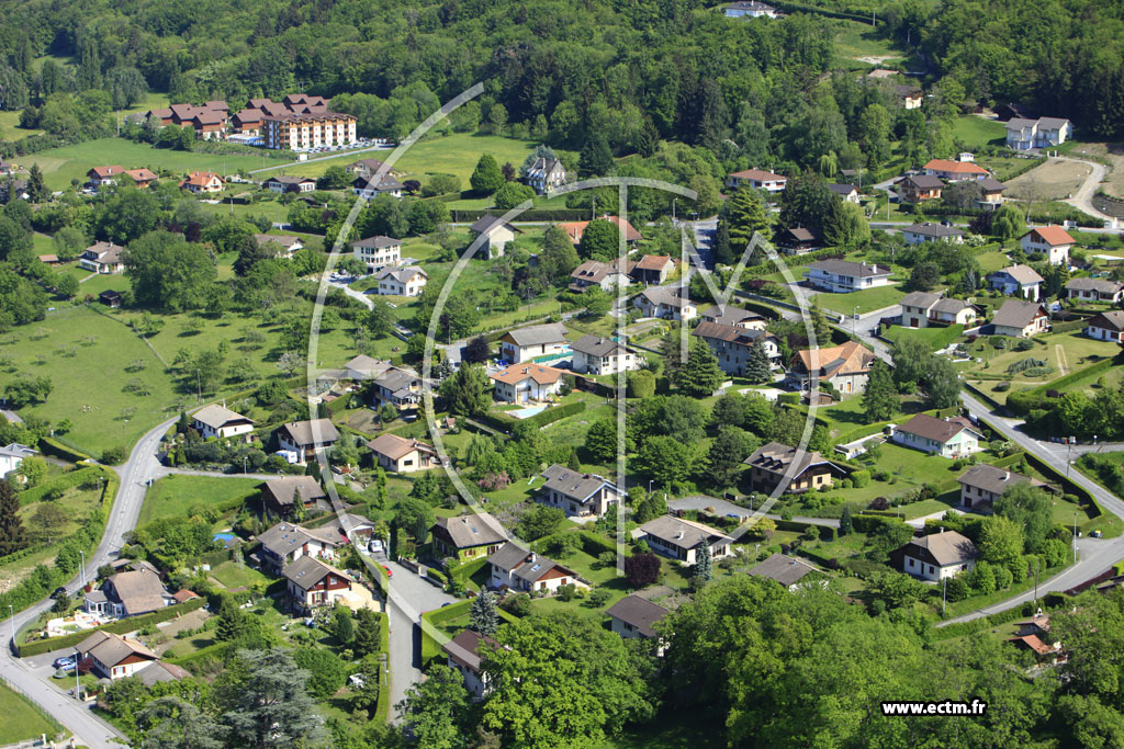 Photo arienne de Evian-les-Bains