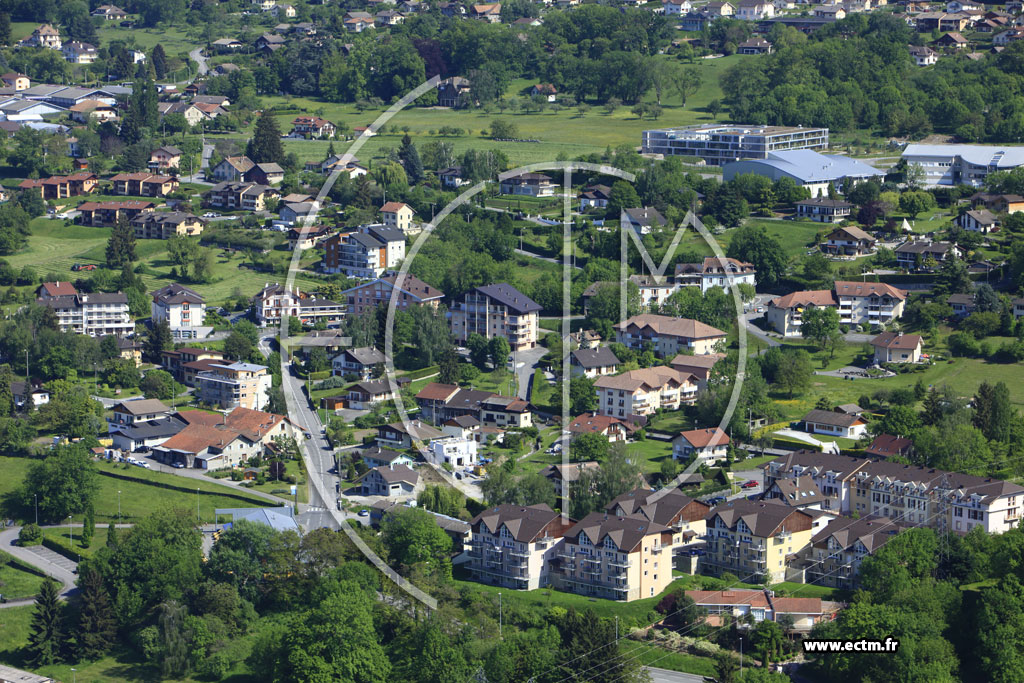 Photo arienne de Evian-les-Bains