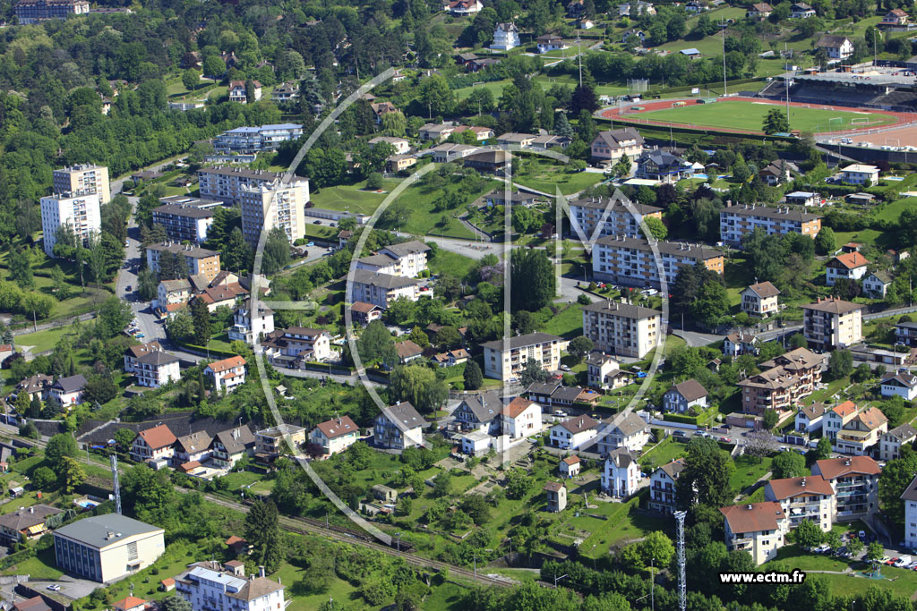 Photo arienne de Evian-les-Bains