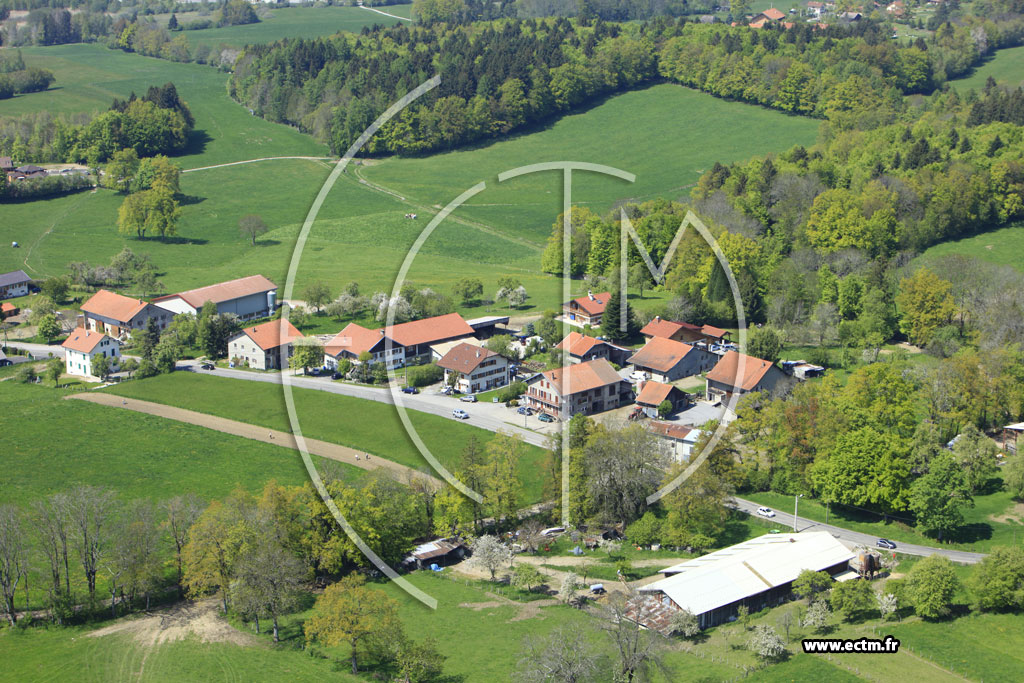 Photo arienne de Vinzier (Vers-les-Granges)