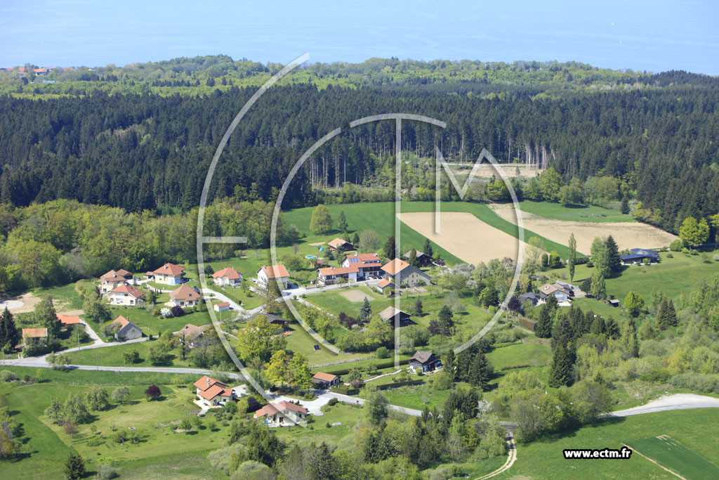 Photo arienne de Larringes (Vrossier Haut)