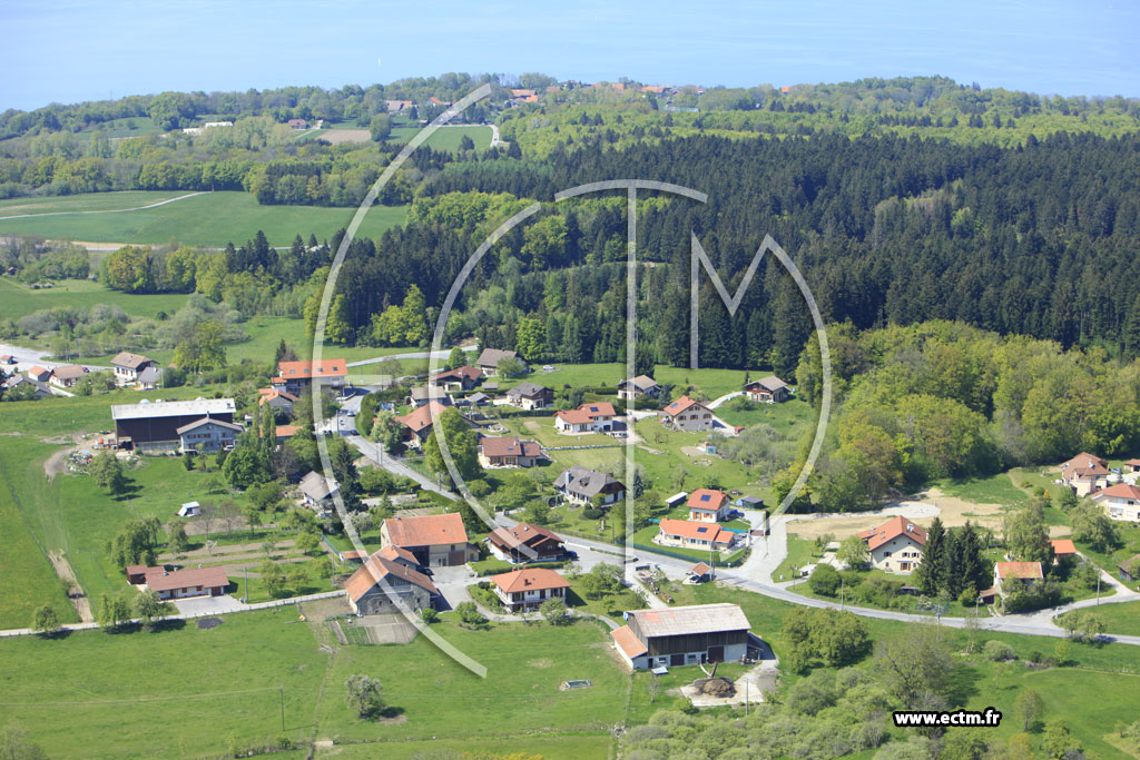 Photo arienne de Larringes (Vrossier Haut)