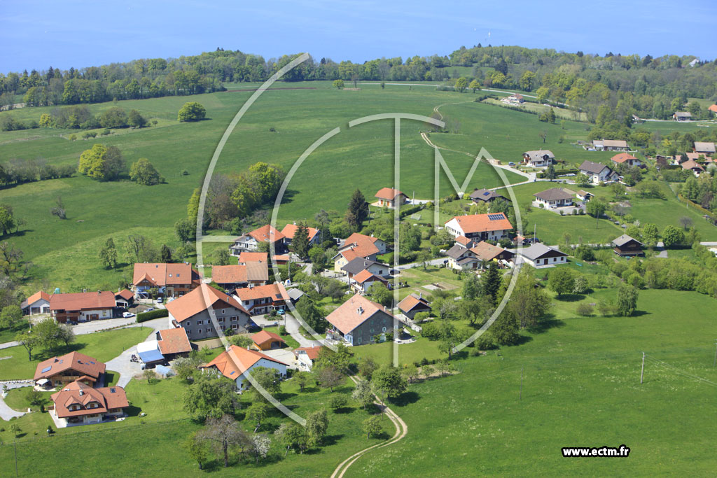Photo arienne de Saint-Paul-en-Chablais