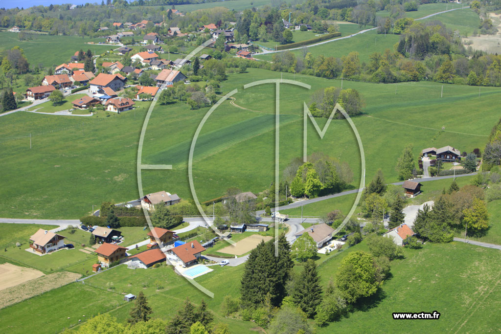 Photo arienne de Saint-Paul-en-Chablais