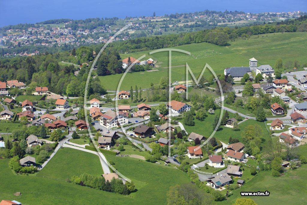 Photo arienne de Saint-Paul-en-Chablais
