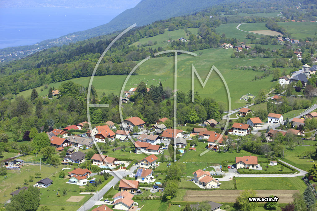 Photo arienne de Saint-Paul-en-Chablais