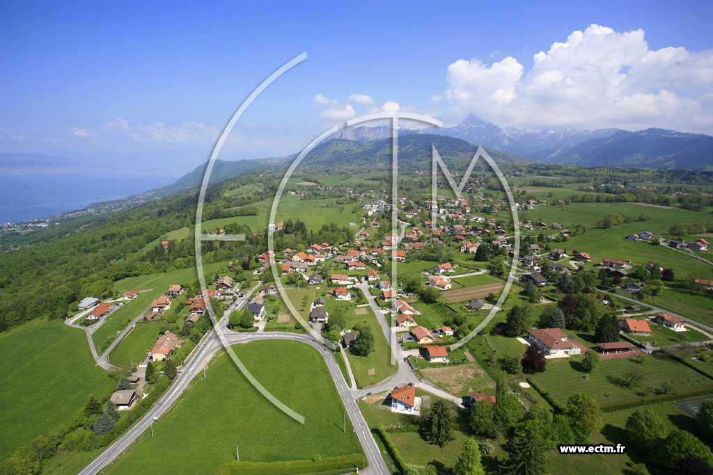 Photo arienne de Saint-Paul-en-Chablais