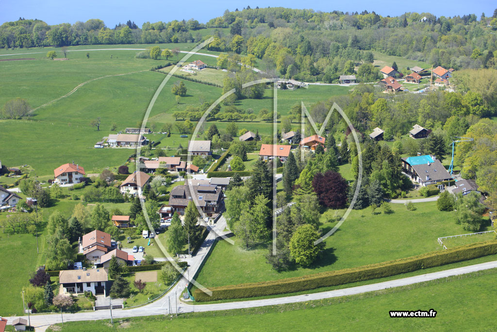 Photo arienne de Saint-Paul-en-Chablais