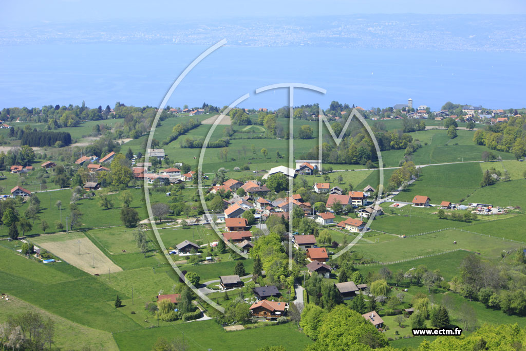 Photo arienne de Saint-Paul-en-Chablais (Chez Thiollay)