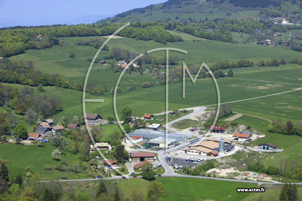 Photo arienne de Saint-Paul-en-Chablais (Chez-Bochet)