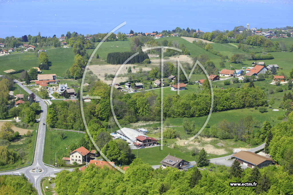 Photo arienne de Saint-Paul-en-Chablais (La Foully)