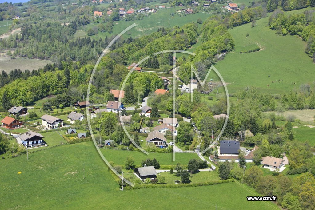 Photo arienne de Saint-Paul-en-Chablais (La Jointe)