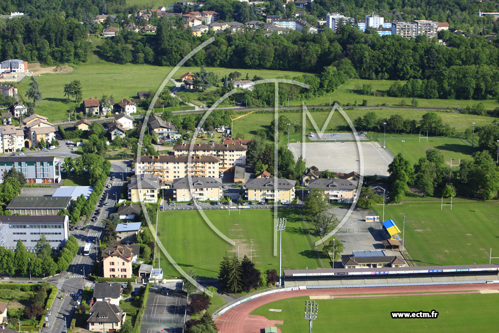 Photo arienne de Thonon-les-Bains (Avenue du Forchat)