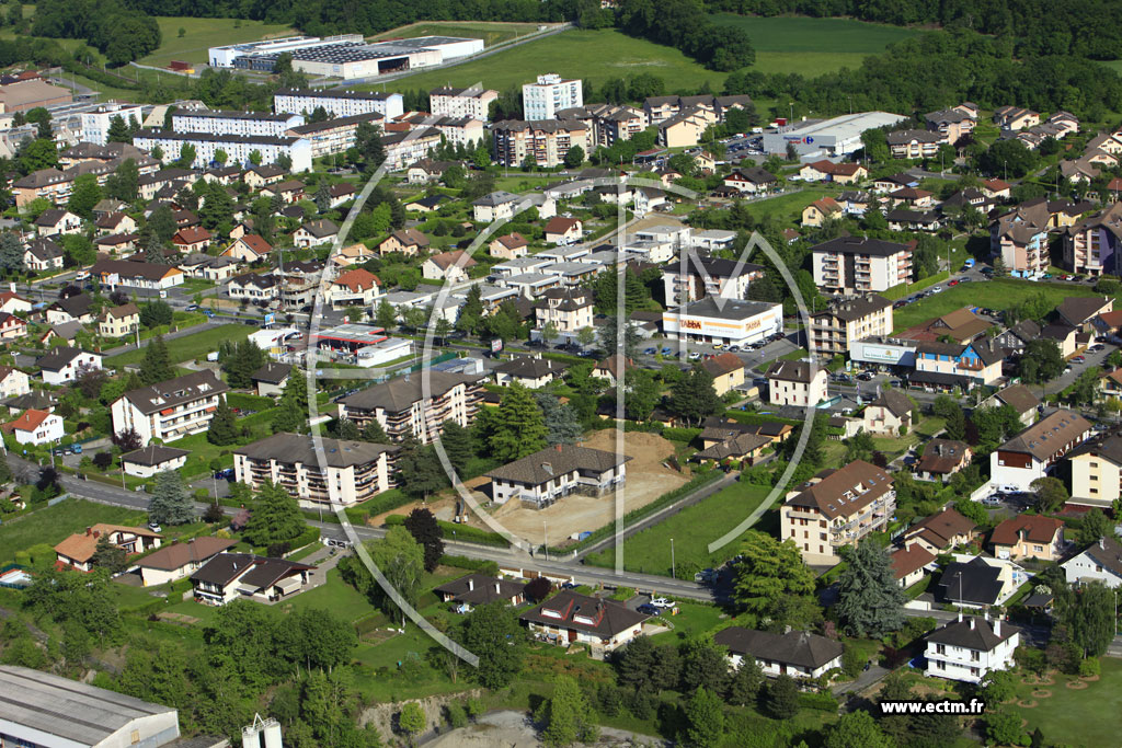 Photo arienne de Thonon-les-Bains (Chemin des Croz)