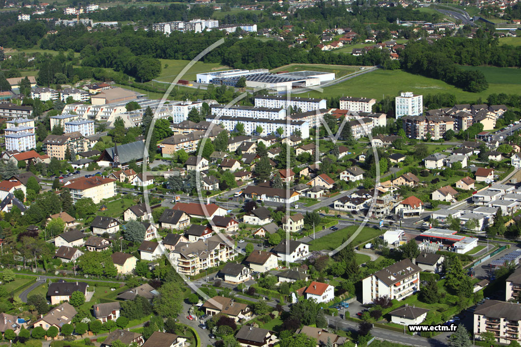 Photo arienne de Thonon-les-Bains (Chemin des Croz)
