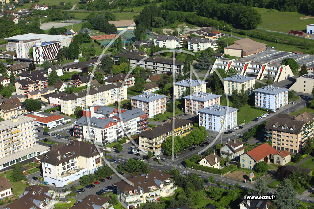 Photo arienne de Thonon-les-Bains (Morcy)
