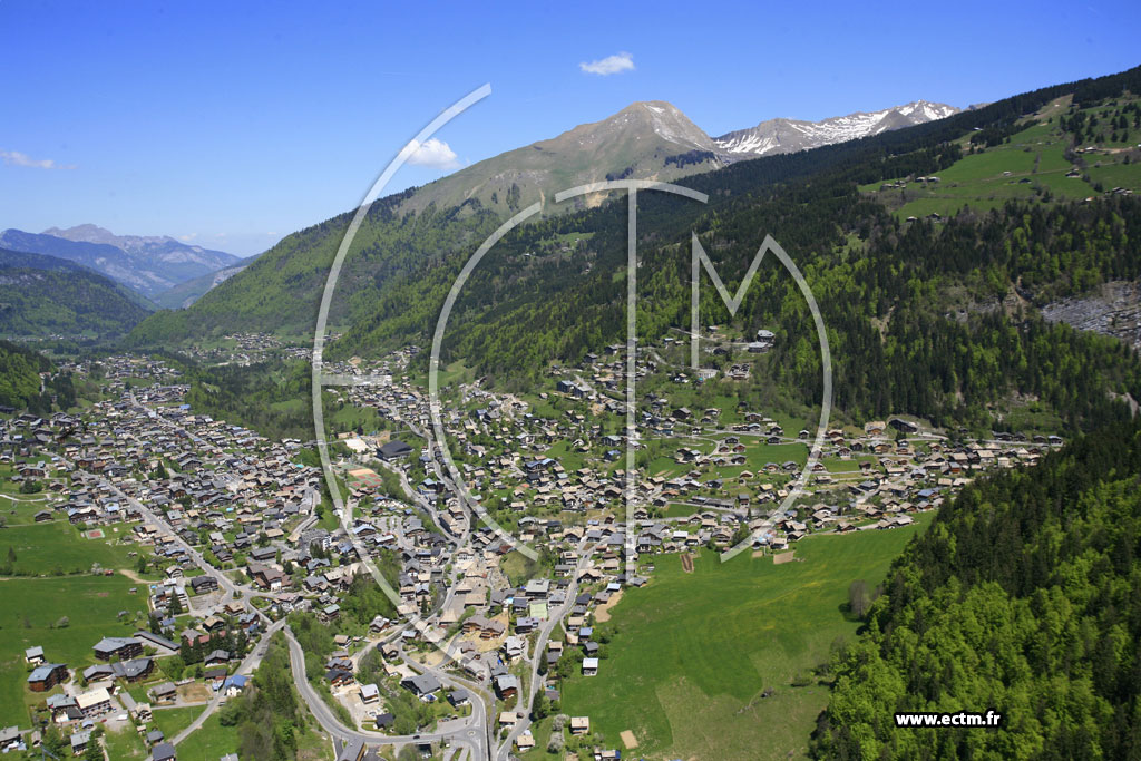 Photo arienne de Morzine