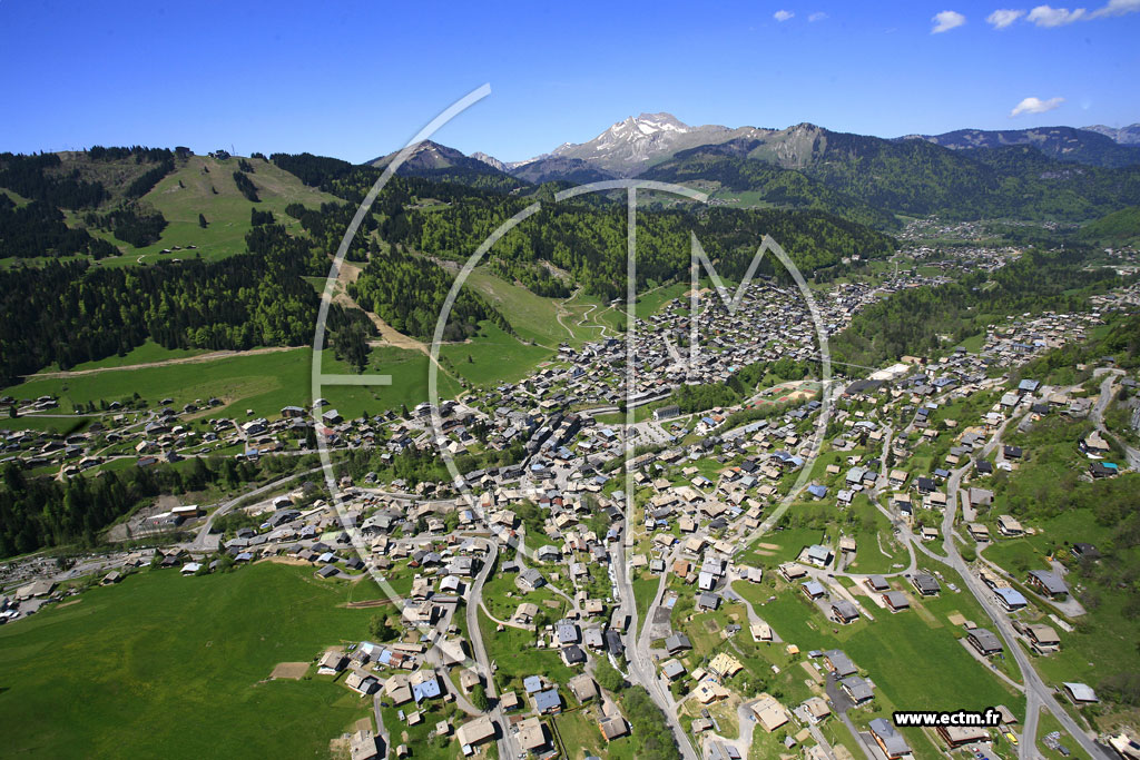 Photo arienne de Morzine