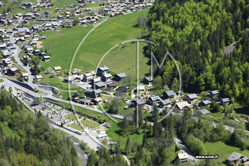 Photo arienne de Morzine