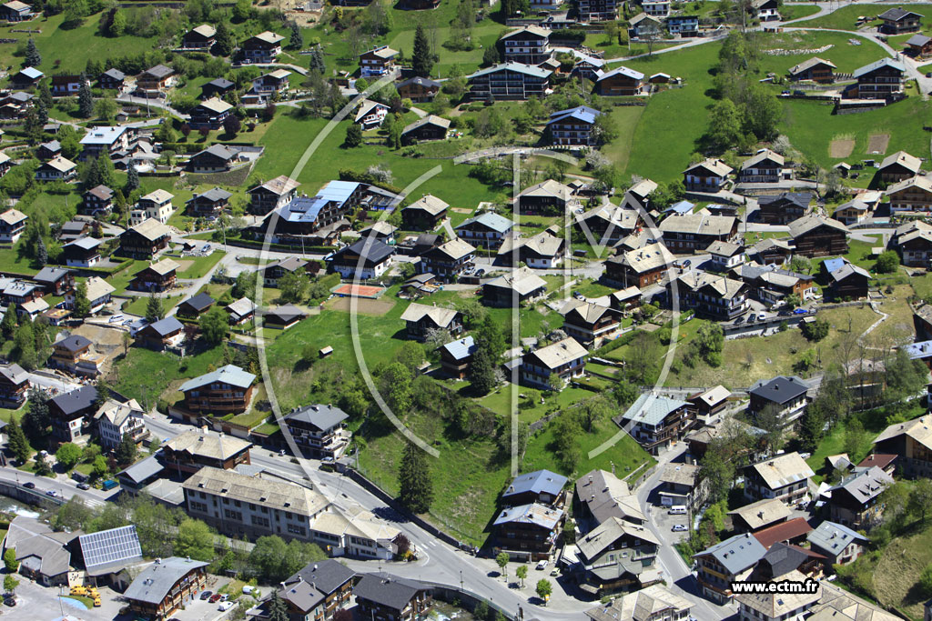 Photo arienne de Morzine