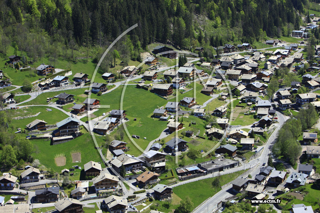 Photo arienne de Morzine