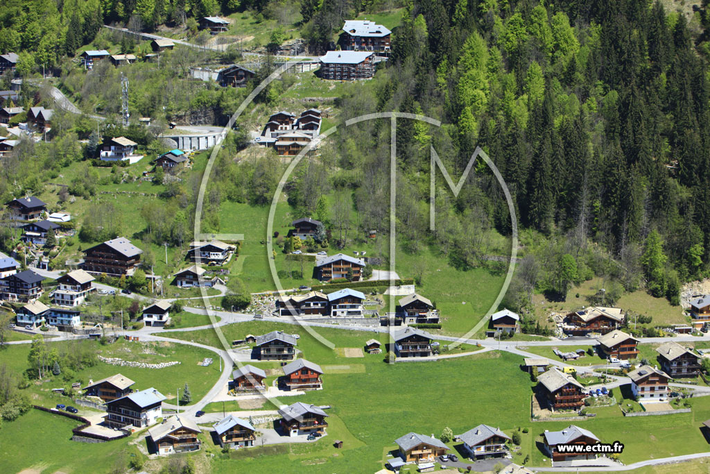 Photo arienne de Morzine