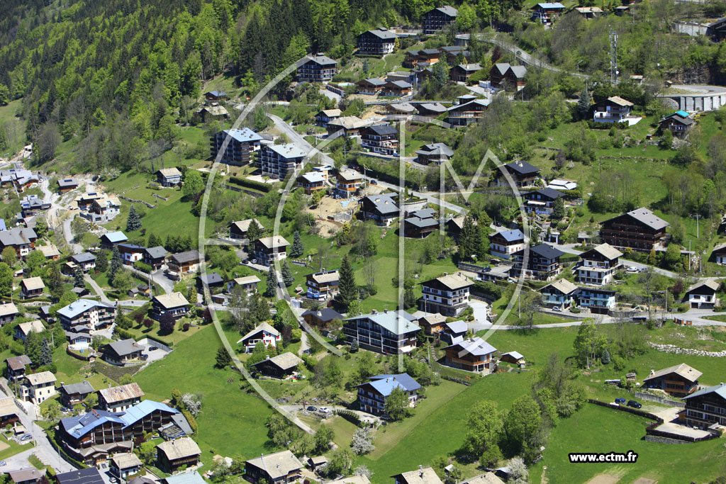 Photo arienne de Morzine