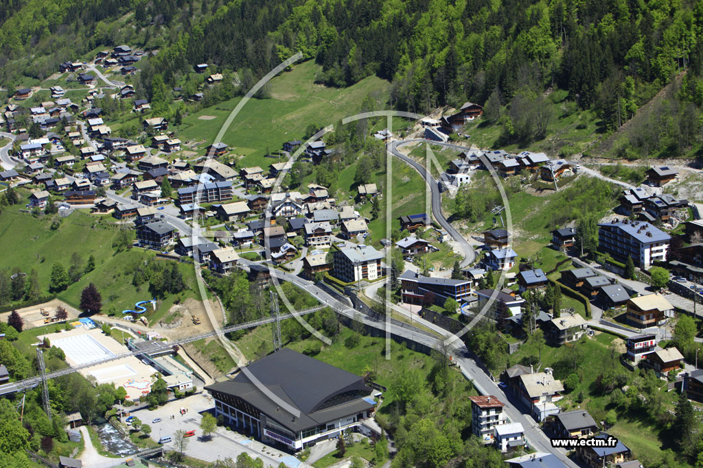 Photo arienne de Morzine