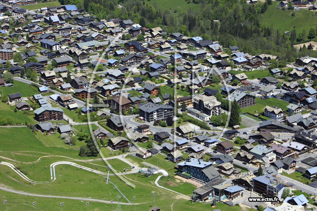 Photo arienne de Morzine