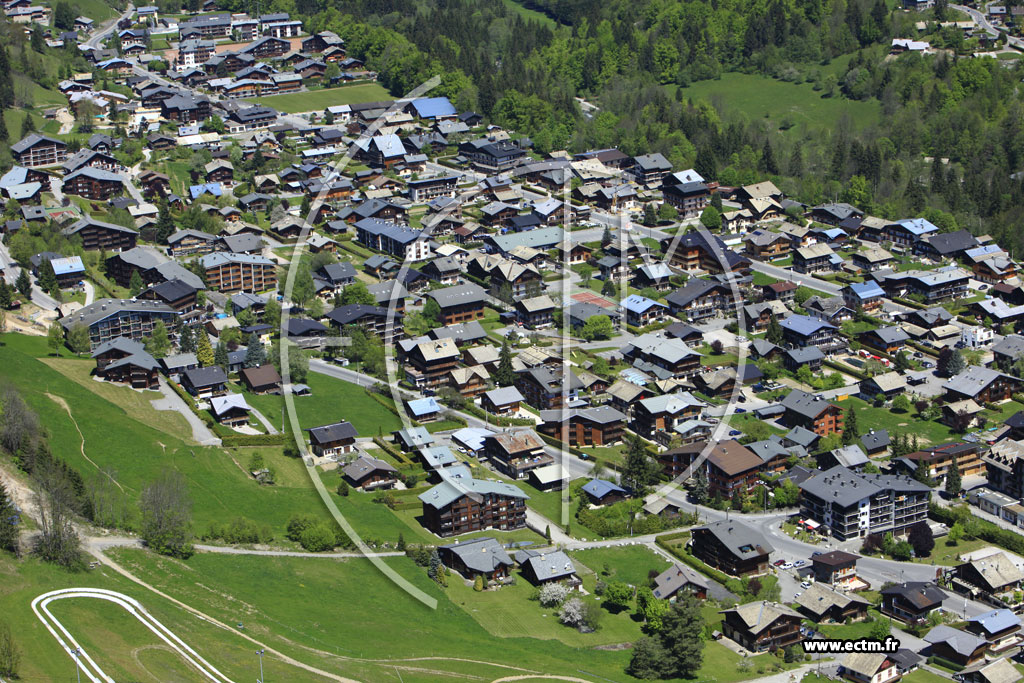 Photo arienne de Morzine