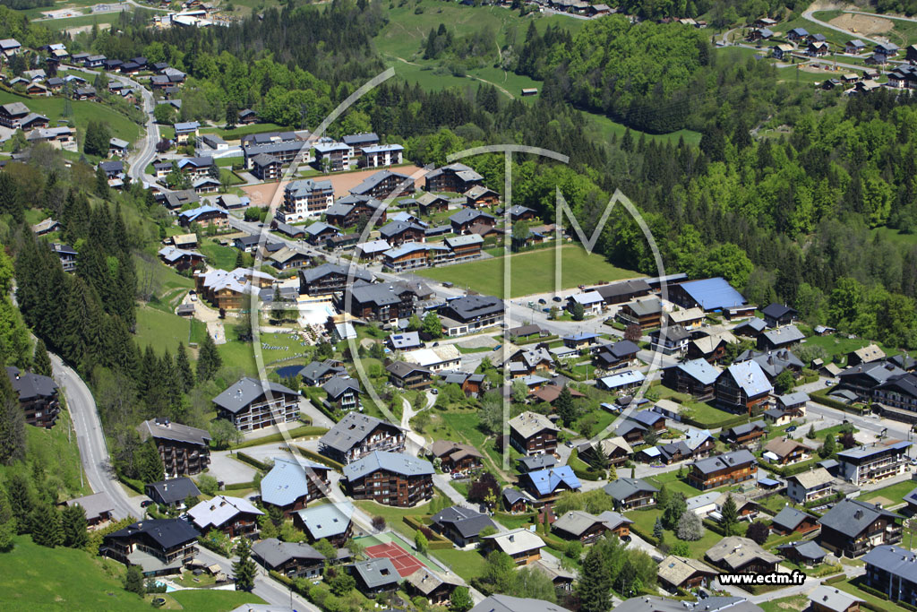 Photo arienne de Morzine