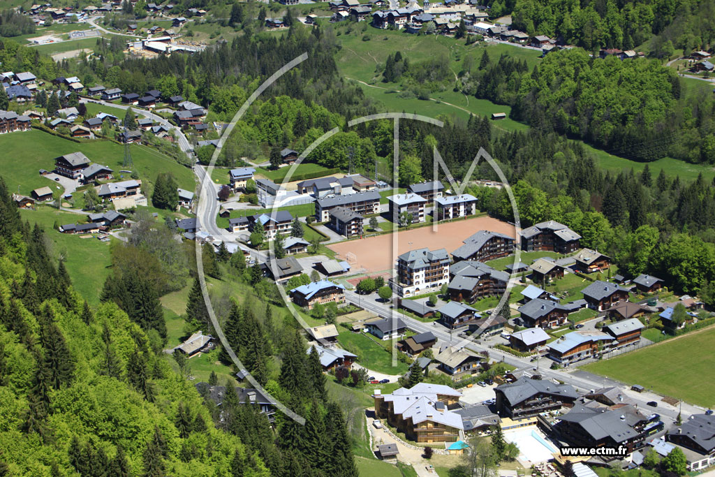 Photo arienne de Morzine
