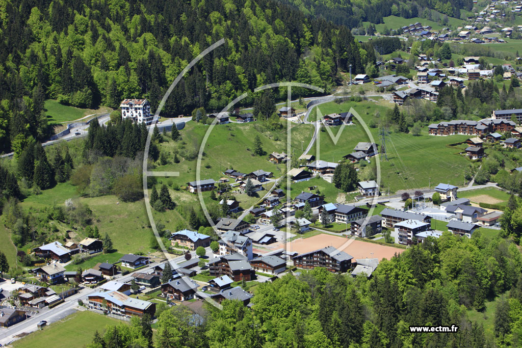 Photo arienne de Morzine