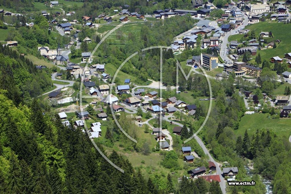 Photo arienne de Saint-Jean-d'Aulps