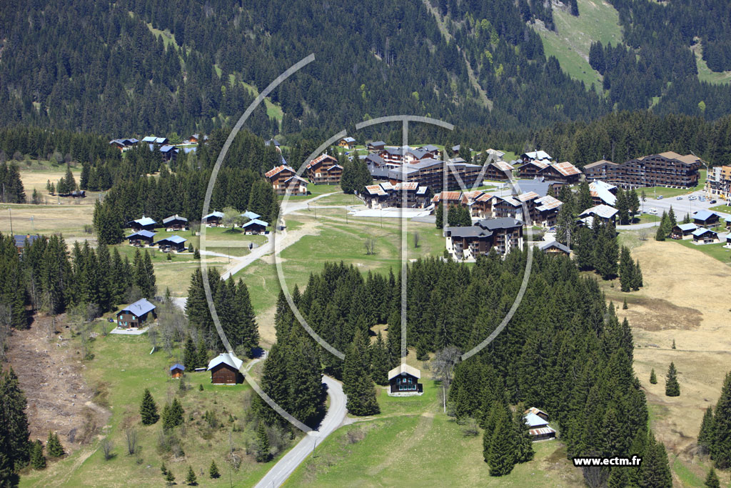 Photo arienne de Taninges (Le Praz de Lys)