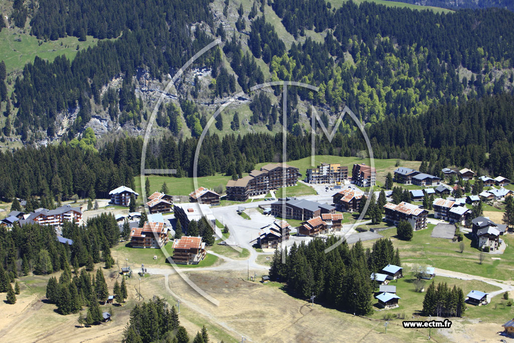 Photo arienne de Taninges (Le Praz de Lys)