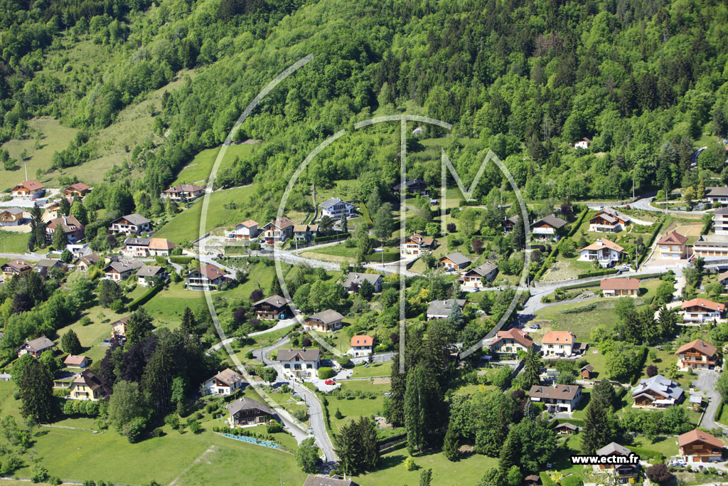 Photo arienne de Bonneville (Chemin du Gringer)