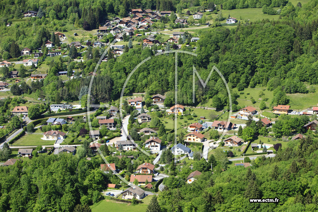 Photo arienne de Bonneville (Route du Levry)