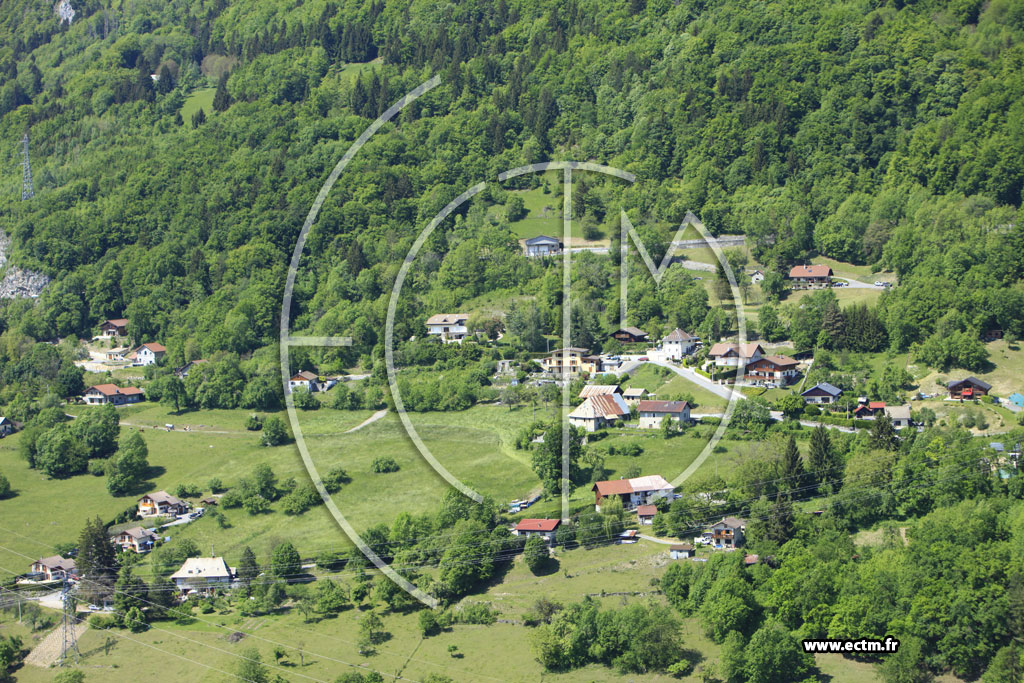 Photo arienne de Chtillon-sur-Cluses (Les Fontaines)
