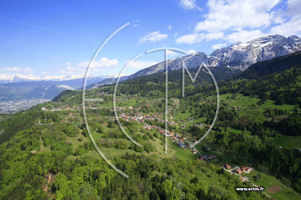 Photo arienne de Mont-Saxonnex