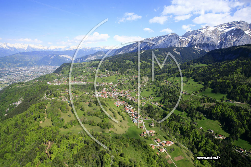 Photo arienne de Mont-Saxonnex