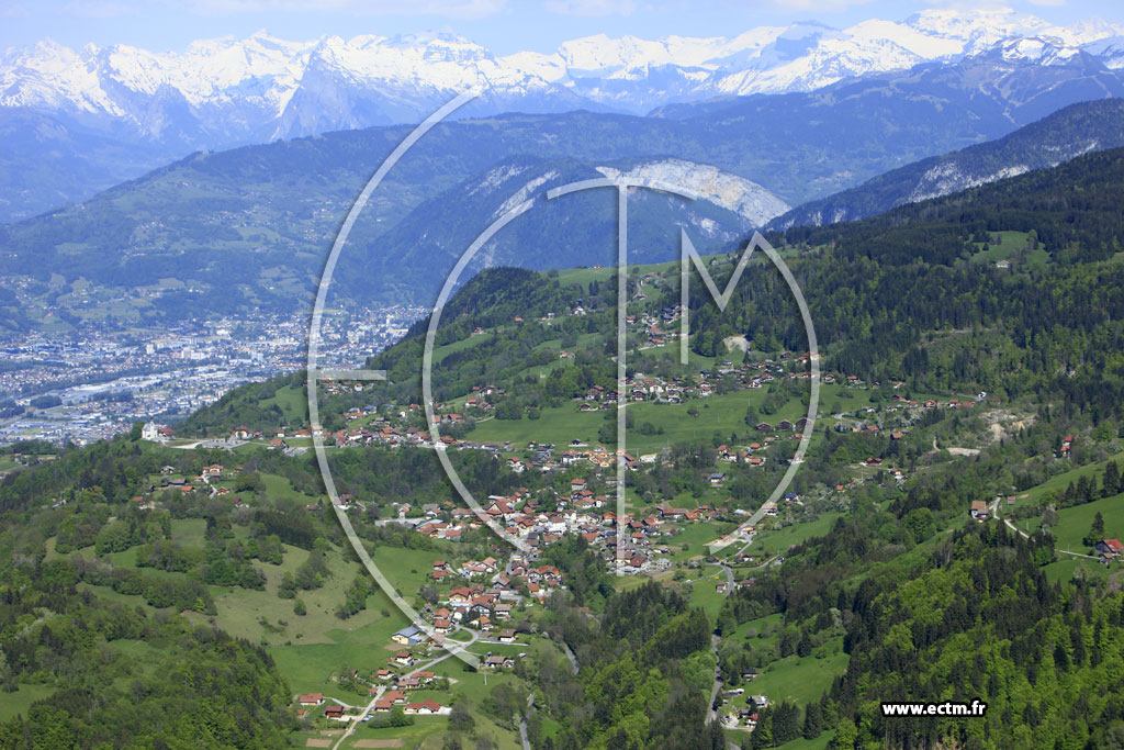 Photo arienne de Mont-Saxonnex