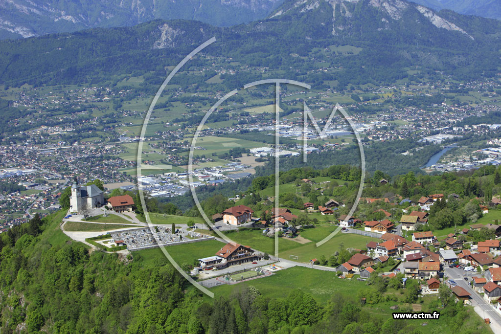 Photo arienne de Mont-Saxonnex