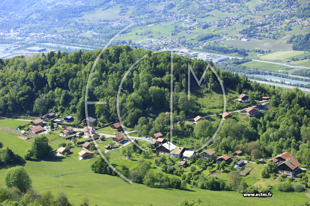 Photo arienne de Mont-Saxonnex (Chamoules)
