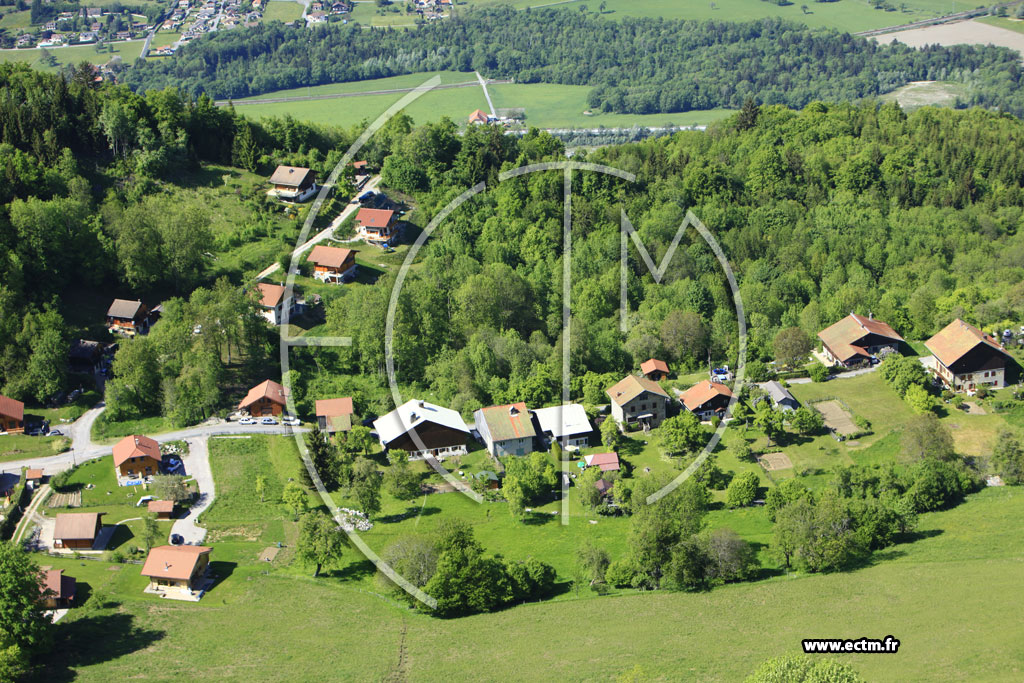 Photo arienne de Mont-Saxonnex (Chamoules)